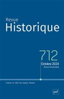 Revue historique, 2024 - 712